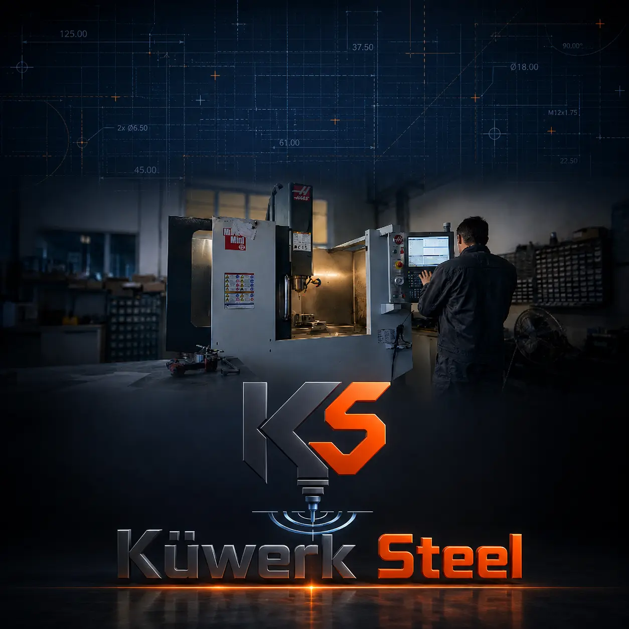 K&uuml;werk Steel &ndash; &ouml;tlettől a k&eacute;sz alkatr&eacute;szig, CNC megmunk&aacute;l&aacute;s &eacute;s gy&aacute;rt&aacute;s